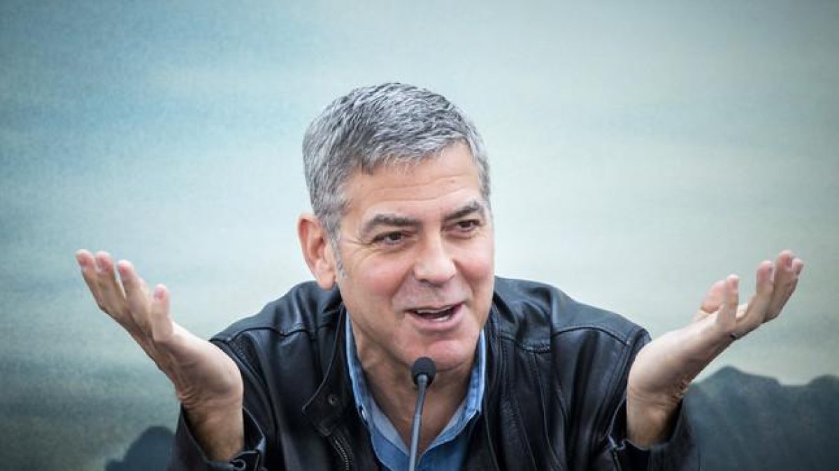 Una imagen de archivo de George Clooney, en Valencia.-