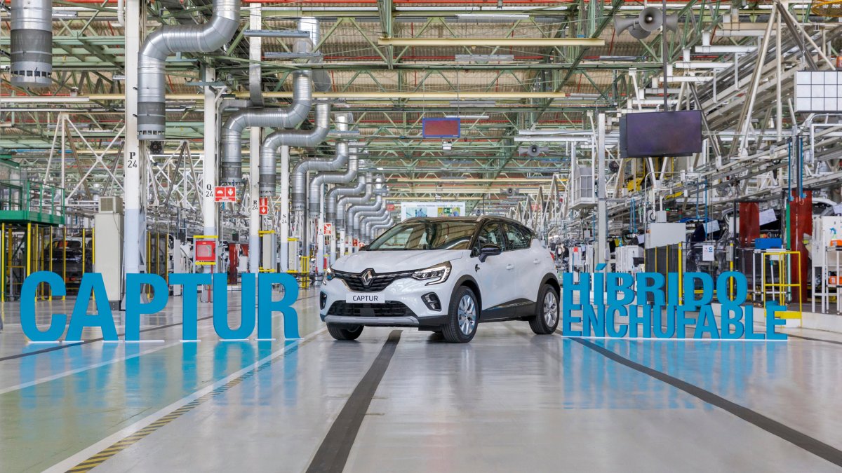 Nuevo Renault Captur híbrido enchufable que se fabricará en Valladolid