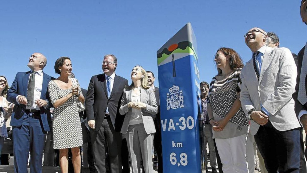 Inauguración del tramo de la VA-30 entre la carretera de Soria y Cabezón-Ical