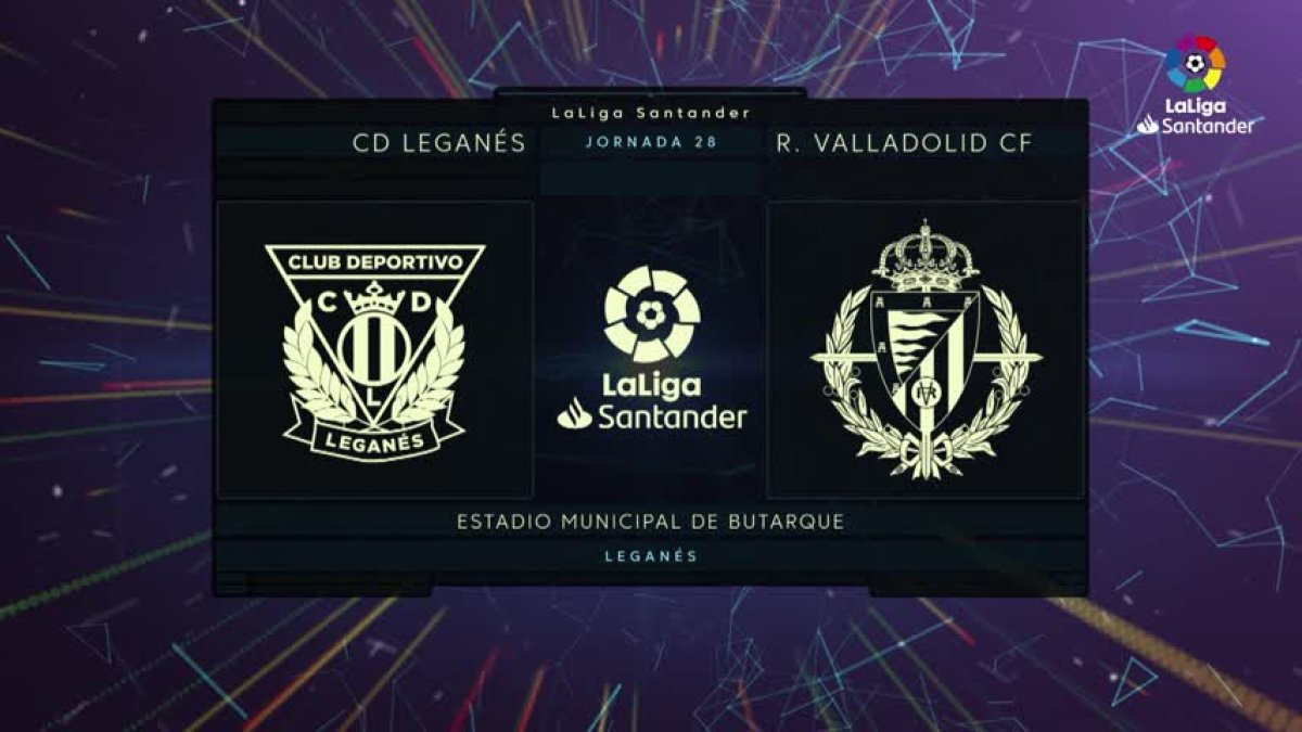 Resumen Goles Leganés - Valladolid - Jornada 28 - La Liga Santander