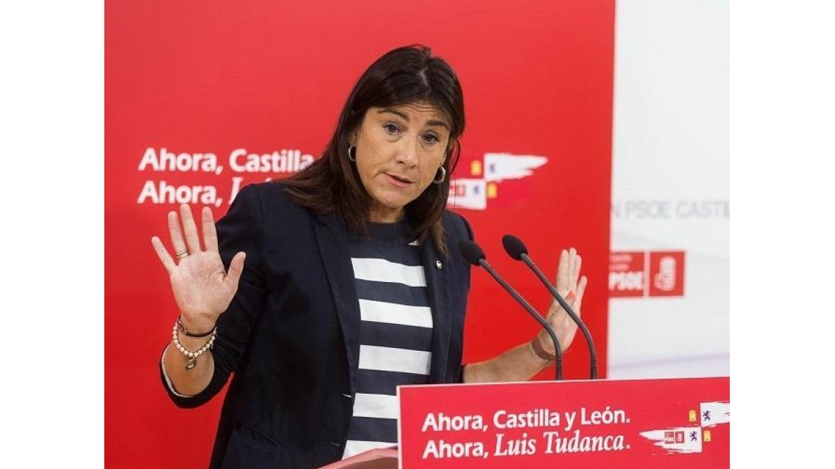 La secretaria de Organización del PSOE-CyL, Ana Sánchez-ICAL