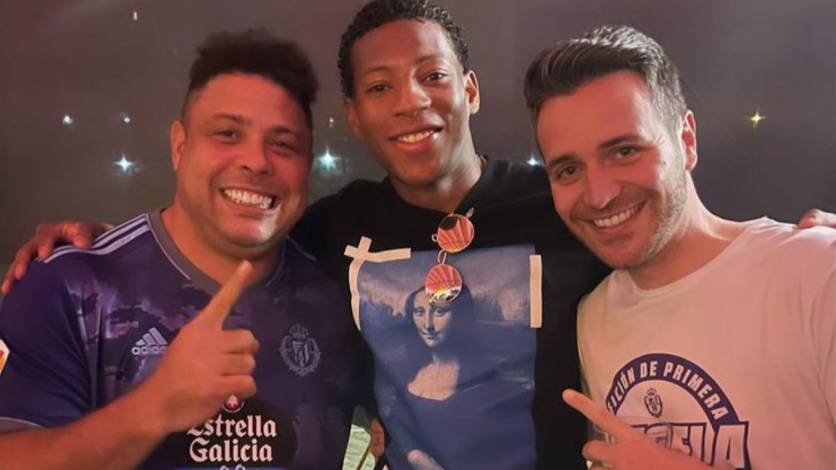 Ronaldo, Plata y Fran Sánchez. / INSTAGRAM