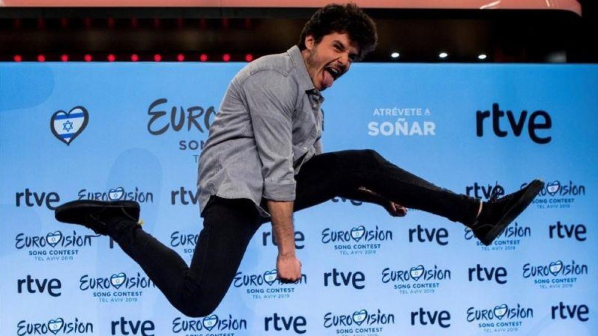 El cantante Miki Núñez, representante de RTVE en Eurovisión 2019.-EFE / QUIQUE GARCÍA