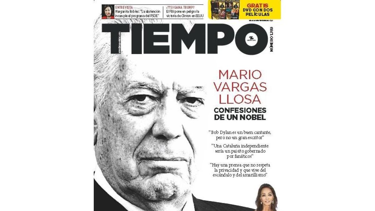 Portada de la revista TIEMPO.-EL PERIÓDICO