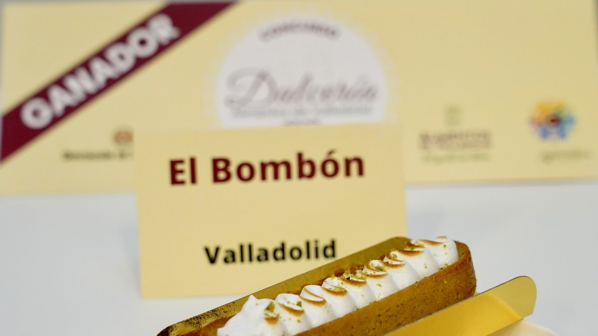Postre ganador del concurso 'Dulcería - Mejor Dulce Alimentos de Valladolid' en el Espacio La Granja.- ASOC. CONFITEROS