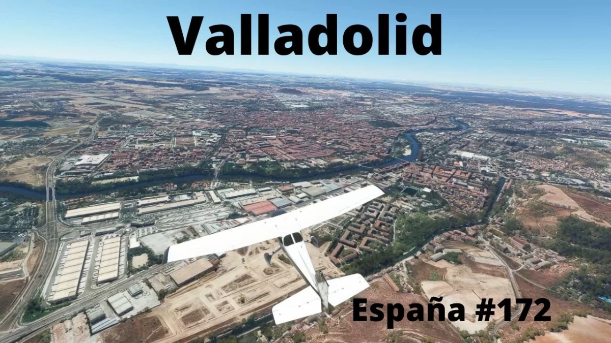 Valladolid desde las alturas gracias a un simulador de vuelo. E.M.