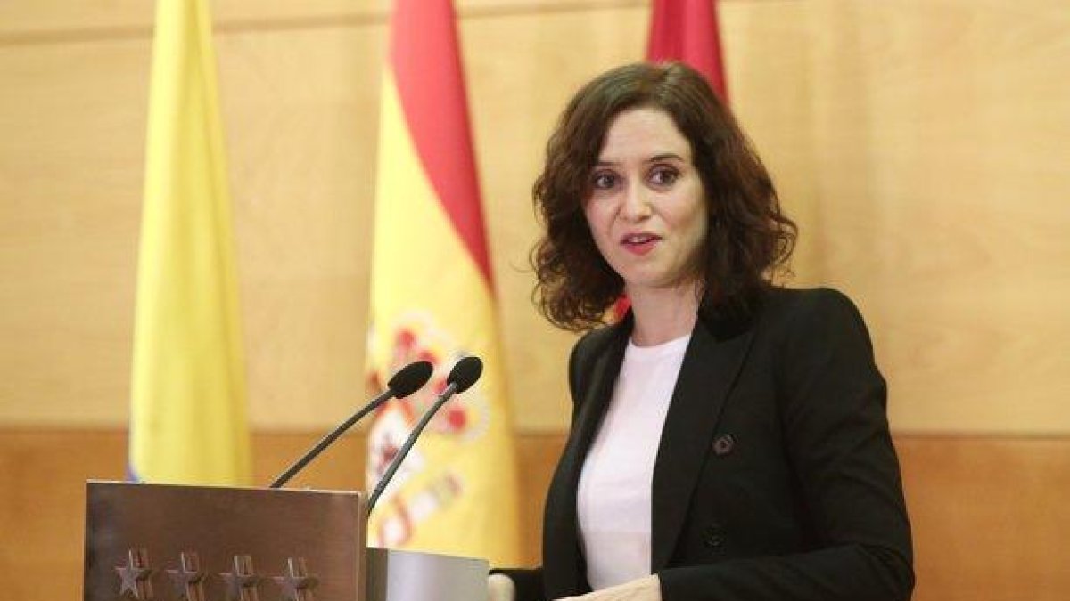 La presidenta de la Comunidad de Madrid, Isabel Díaz Ayuso.-EUROPA PRESS