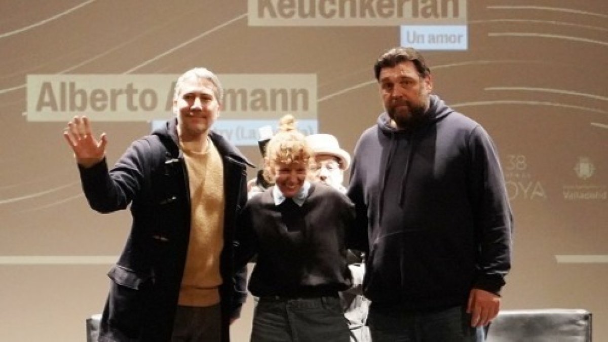 María Vázquez, Hovik Keuchkerian y Alberto Amman protagonizan el primer encuentro previo de nominados a los Goya en Valladolid. -ICAL