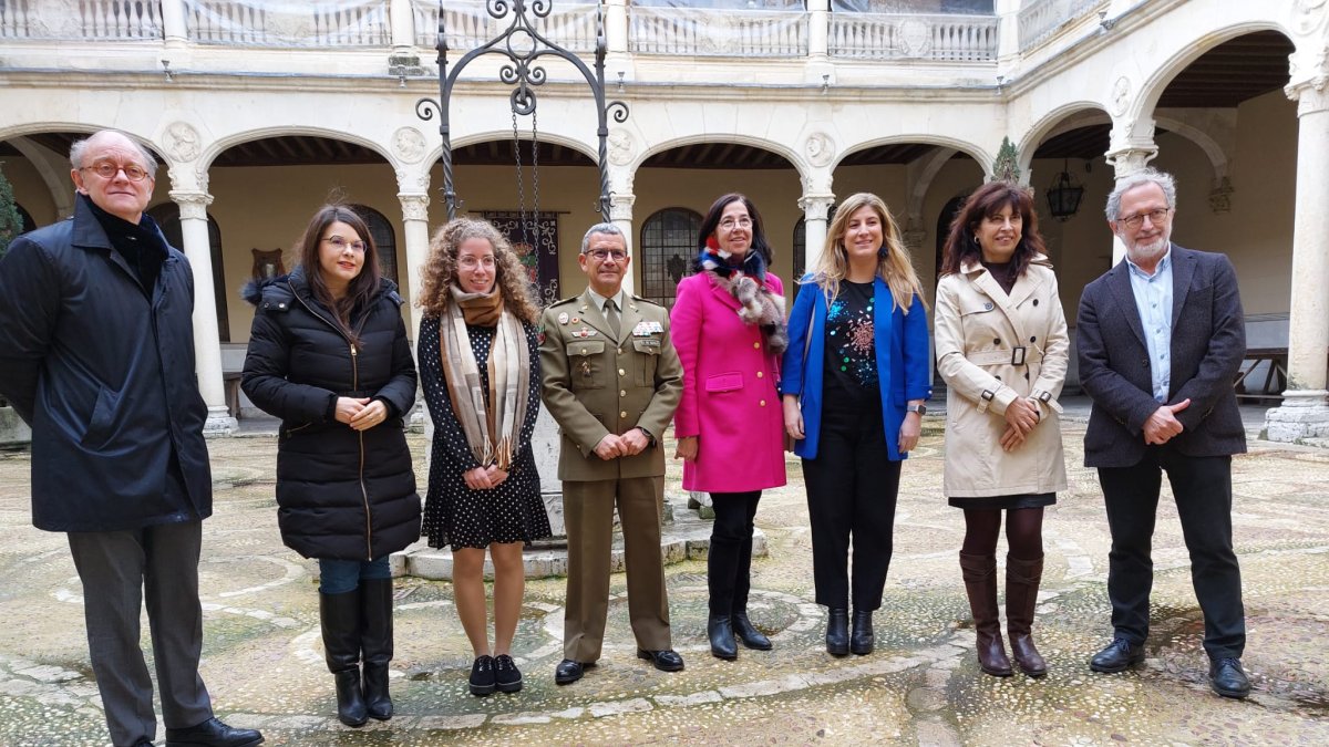 La subdelegada del Gobierno en Castilla y León, Alicia Villar, participa en la presentación de los actos previstos para la celebración del V Centenario de la construcción del Palacio Real de Valladolid. -ICAL