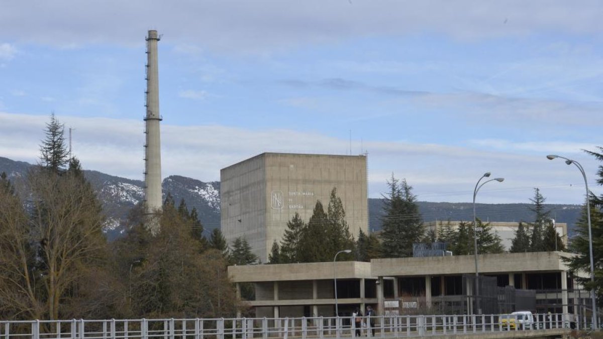 Imagen de la central nuclear de Santa María de Garoña, en Burgos-EL MUNDO