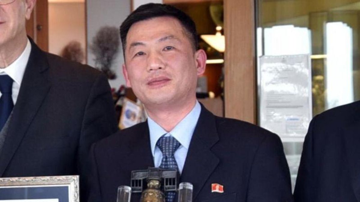 El diplomático norcoreano Jo Song-gil, durante un acto institucional celebrado en Italia en el 2018.-AP