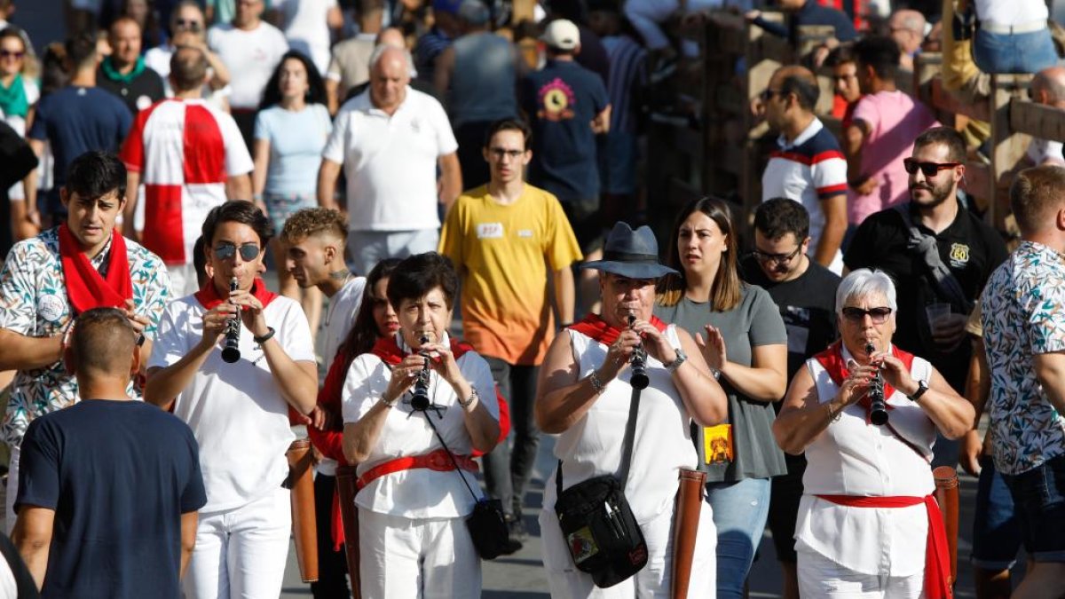 Encierro fiestas del municipio vallisoletano de Íscar. -J.M.LOSTAU