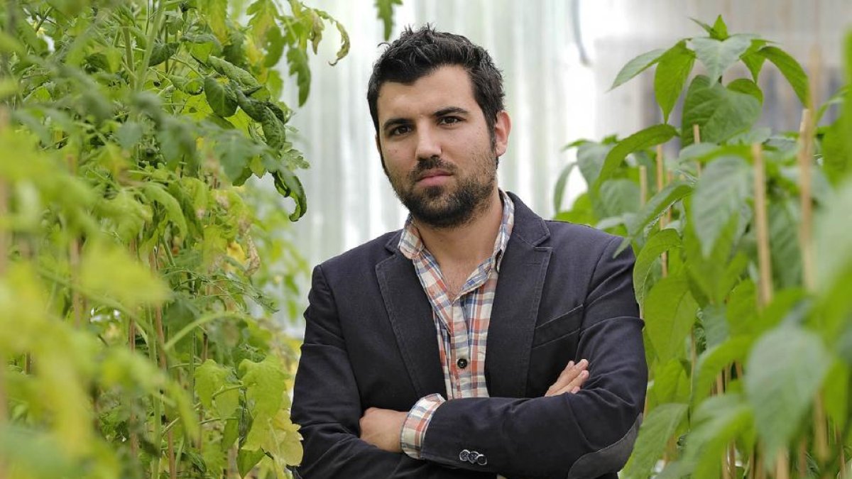 El ingeniero agrícola José Abel Bote en el Parque Científico de la Universidad de Salamanca-ENRIQUE CARRASCAL