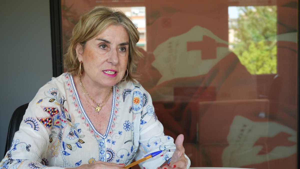 Rosa Urbón, presidenta de Cruz Roja Castilla y León. J.M. LOSTAU