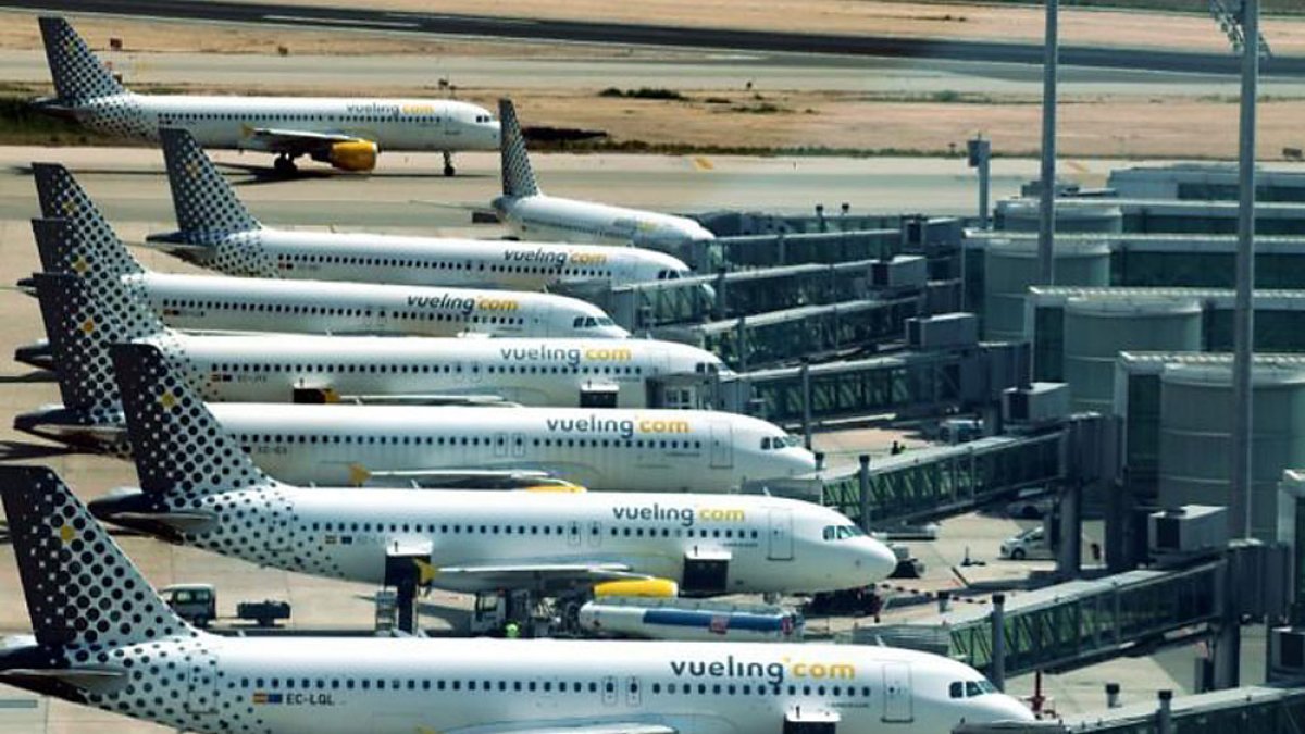 Aviones de Vueling. E. M.