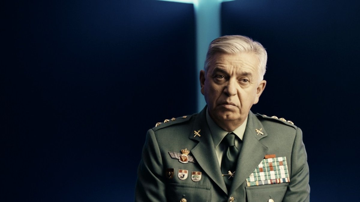 El coronel vallisoletano Manuel Sánchez Corbí, en una de sus intervenciones del documental El Desafío: ETA, de Amazon Prime.