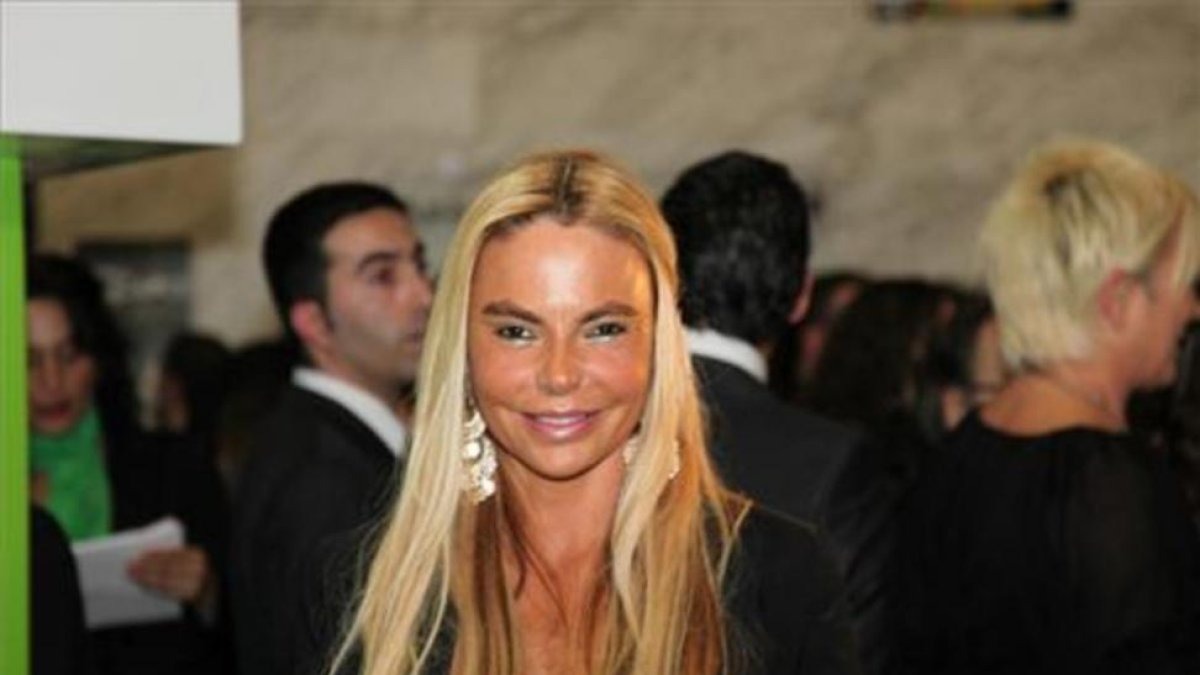 Leticia Sabater en la gala de los premio TP de Oro en 2008-