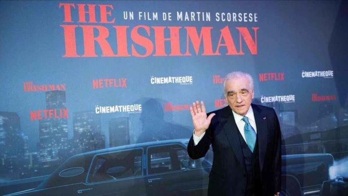 Scorsese, en el estreno de ’El irlandés’ en París, el pasado 17 de octubre.-AFP / MARTIN BUREAU