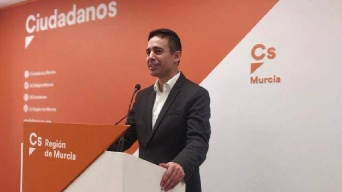 Leonardo Pérez, candidato en las primarias de Ciudadanos en Murcia celebradas en marzo pasado.-EL PERIÓDICO