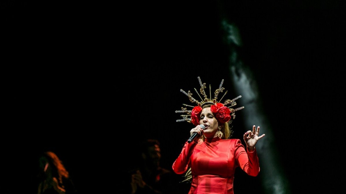 María Toledo, en el espectáculo.