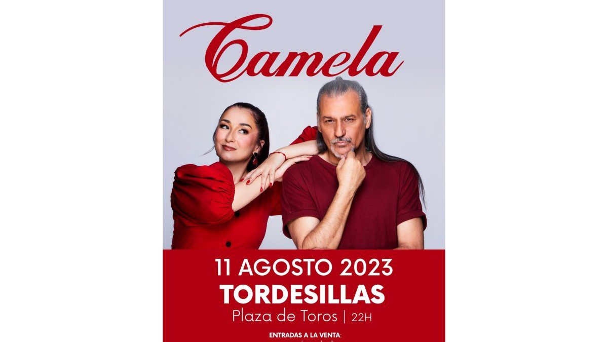 Camela, pórtico de las fiestas de Tordesillas (Valladolid) con un concierto el 11 de agosto. - AYUNT. DE TORDESILLAS