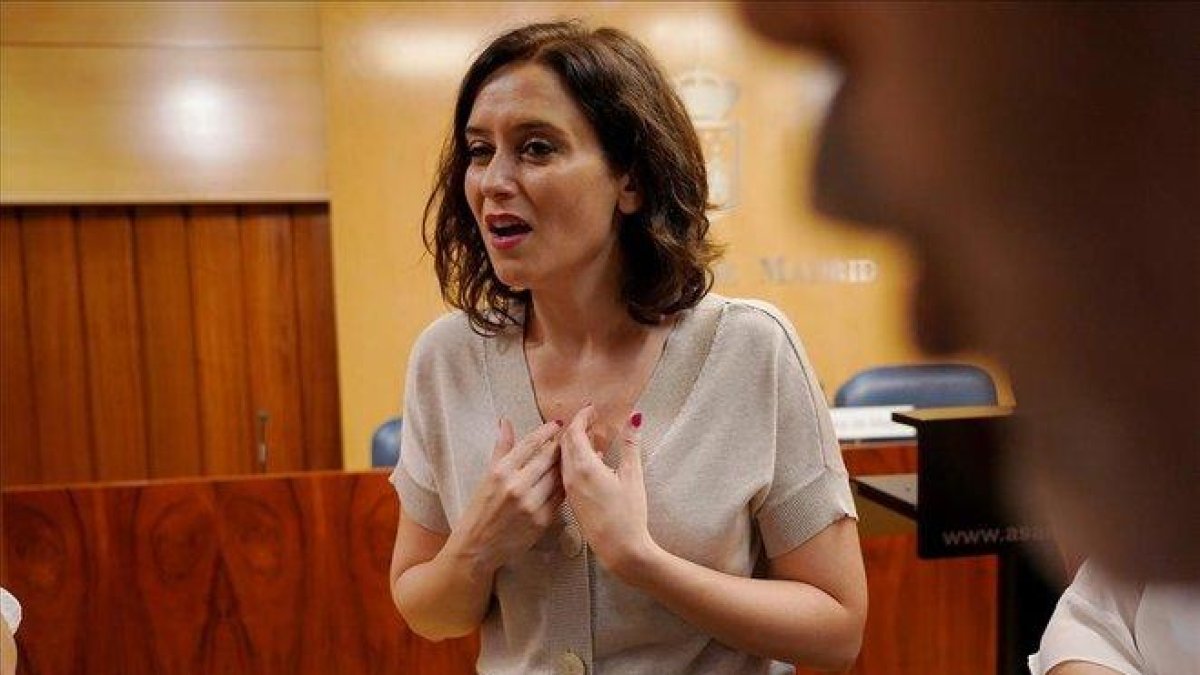 Isabel Diaz Ayuso, presidenta electa de la Comunidad de Madrid.-JOSÉ LUIS ROCA