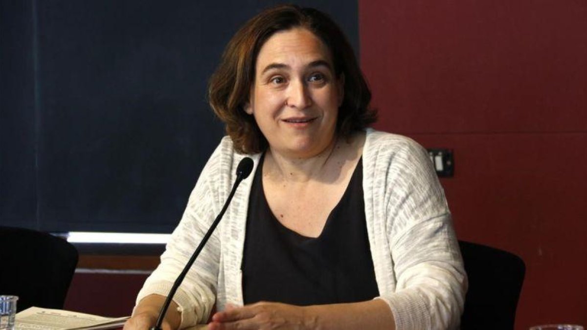 La alcaldesa de Barcelona, Ada Colau.-ACN / PATRICIA MATEOS