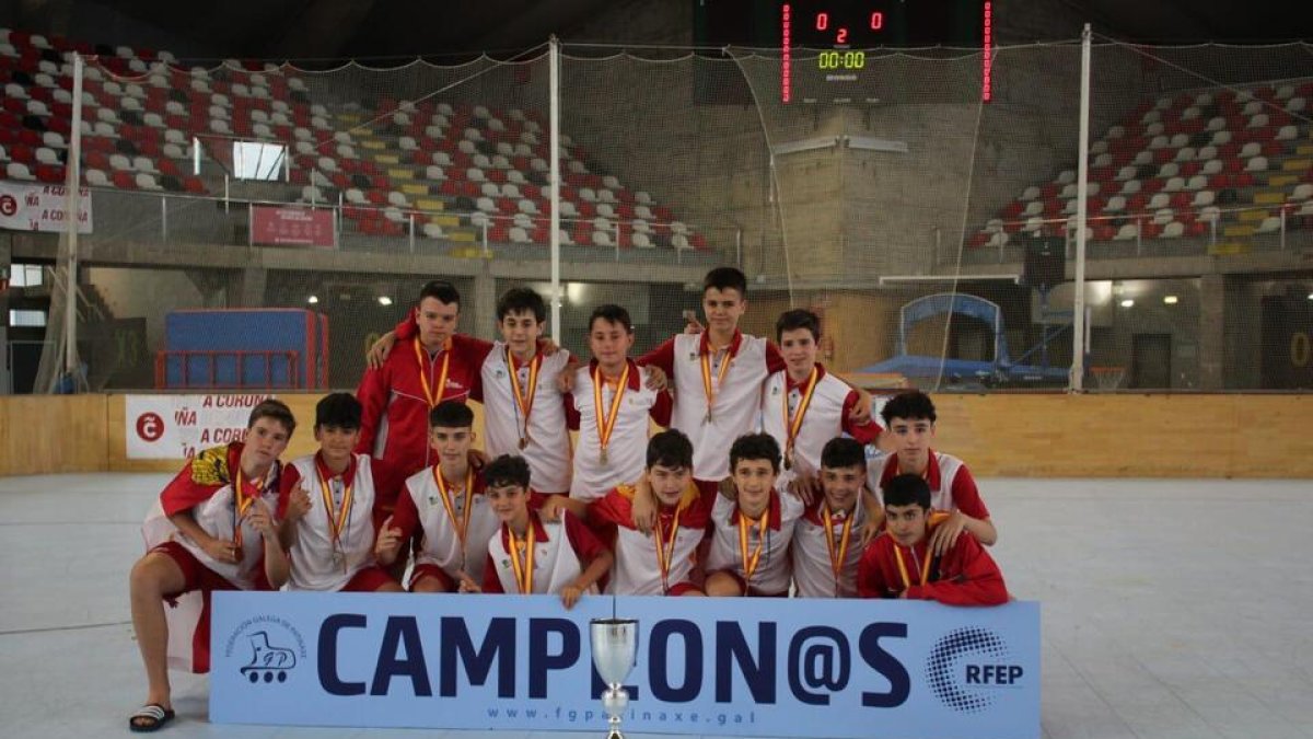 Selección masculina, campeona de España. / E. M.