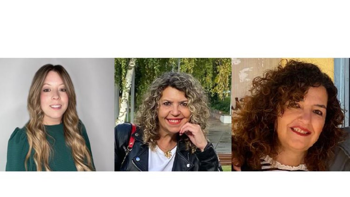 Lucía Castro (Independientes por Laguna), Yolanda Lanza (PSOE), y Eva Diez Sánchez (VTLP). -E.M.
