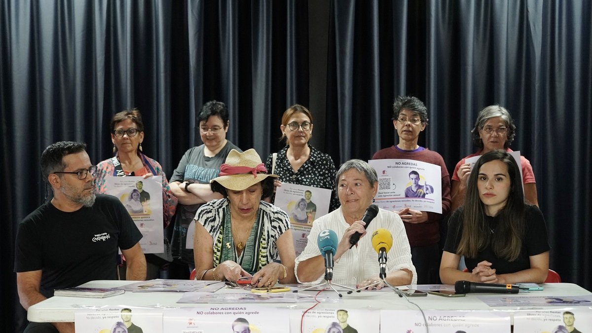 La Asociación de Asistencia a Víctimas de Agresiones y Malos Tratos presenta una campaña contra las agresiones sexuales en la Feria y Fiestas de Valladolid.- ICAL