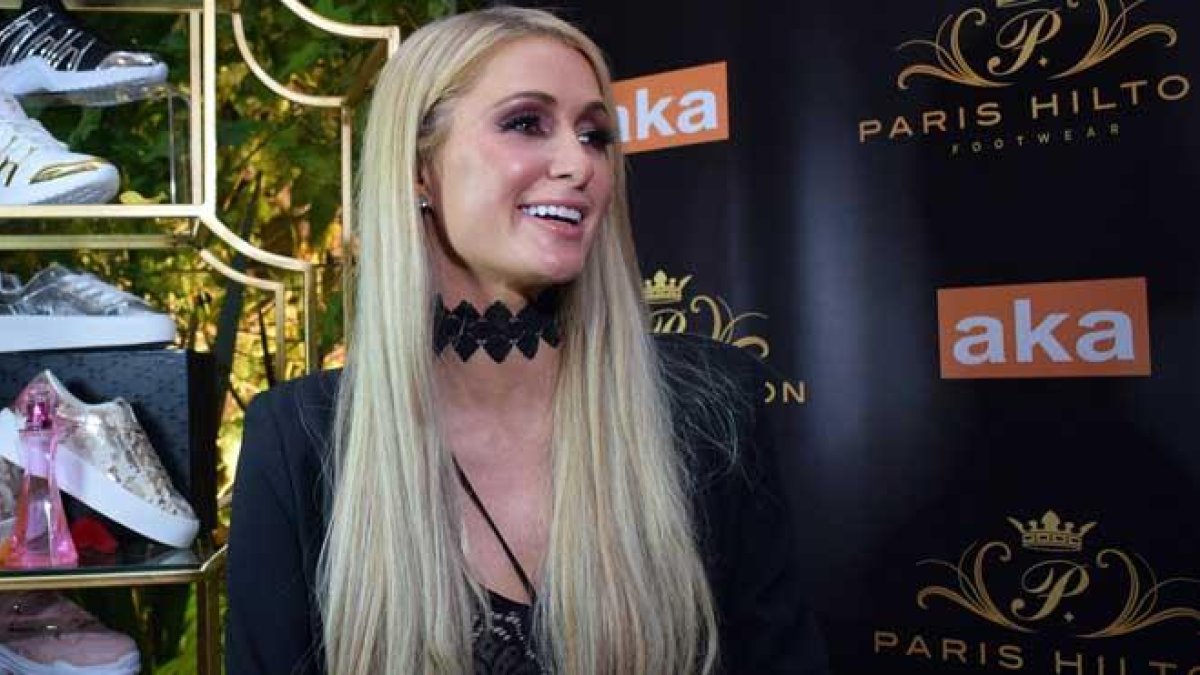 Paris Hilton presenta su nueva colección de zapatos en Bogotá.-DANIELA CÓNDOR / EFE