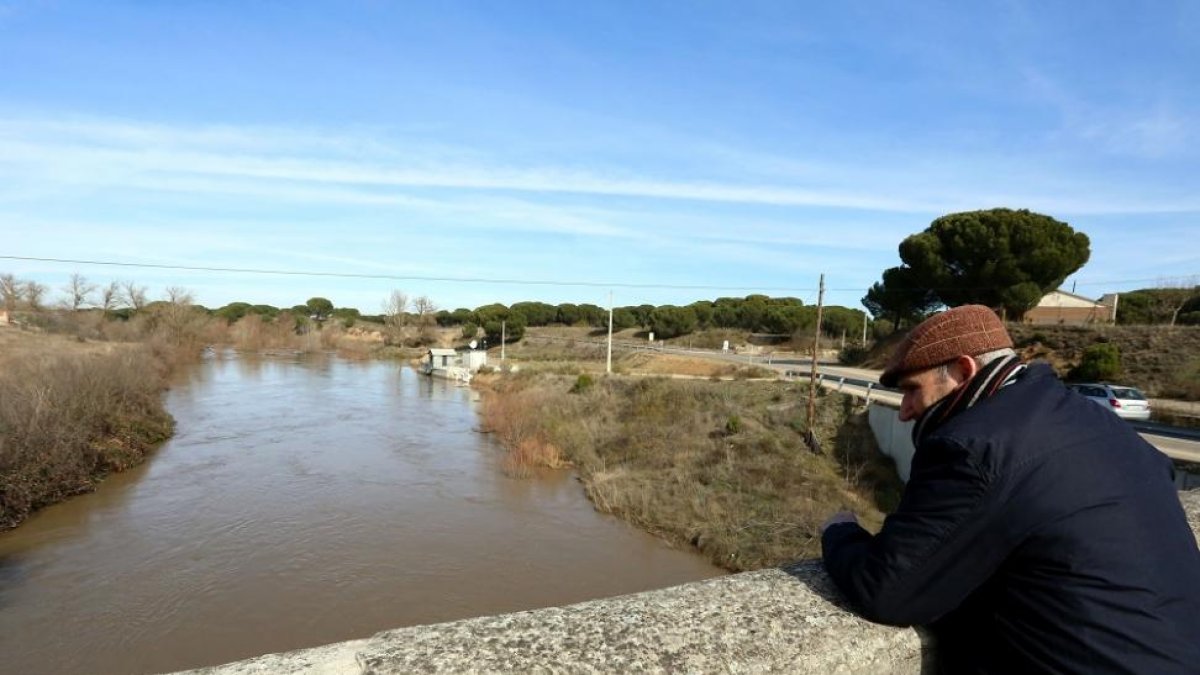 El río Adaja a su paso por Valdestillas (Valladolid)-ICAL