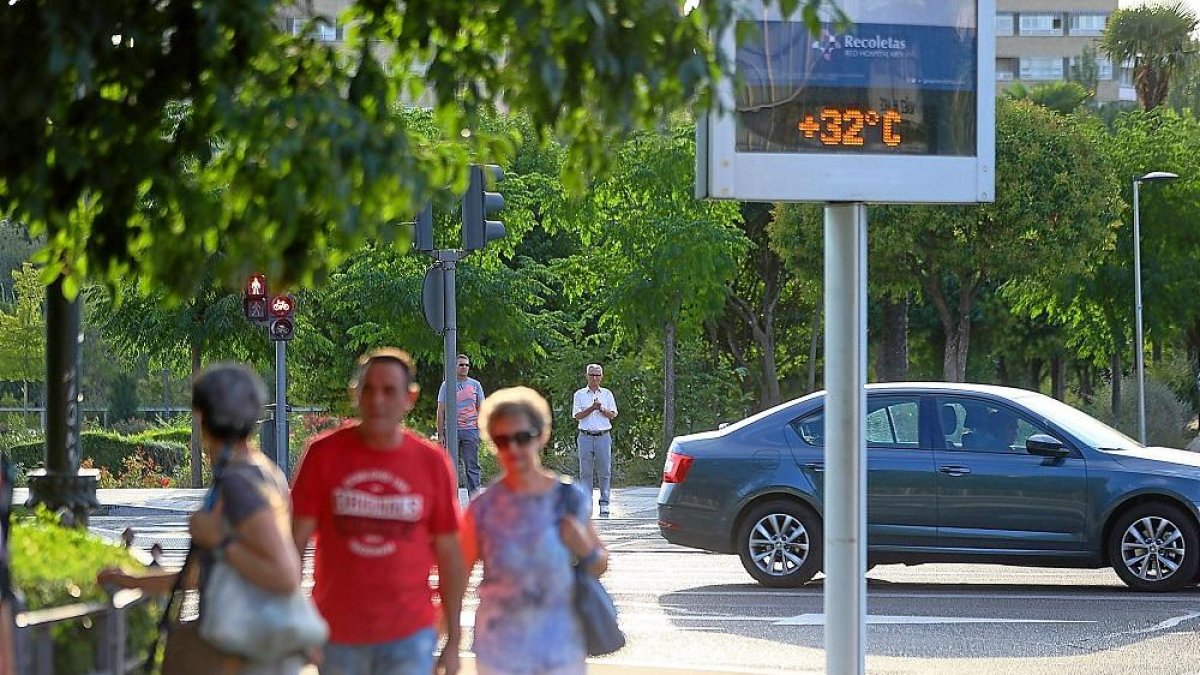 Imagen de archivo de temperaturas altas en Castilla y León. -E. M.