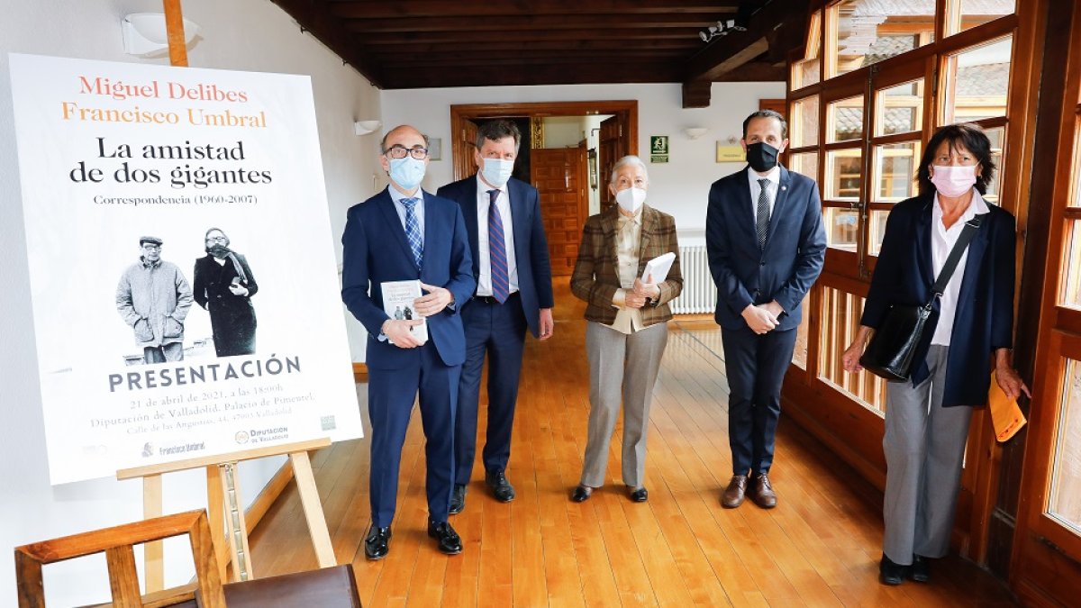 Javier Ortega, Aurelio Fernández, María España Suárez, Conrtado Íscar y Elisa Delibes. / JUAN MIGUEL LOSTAU