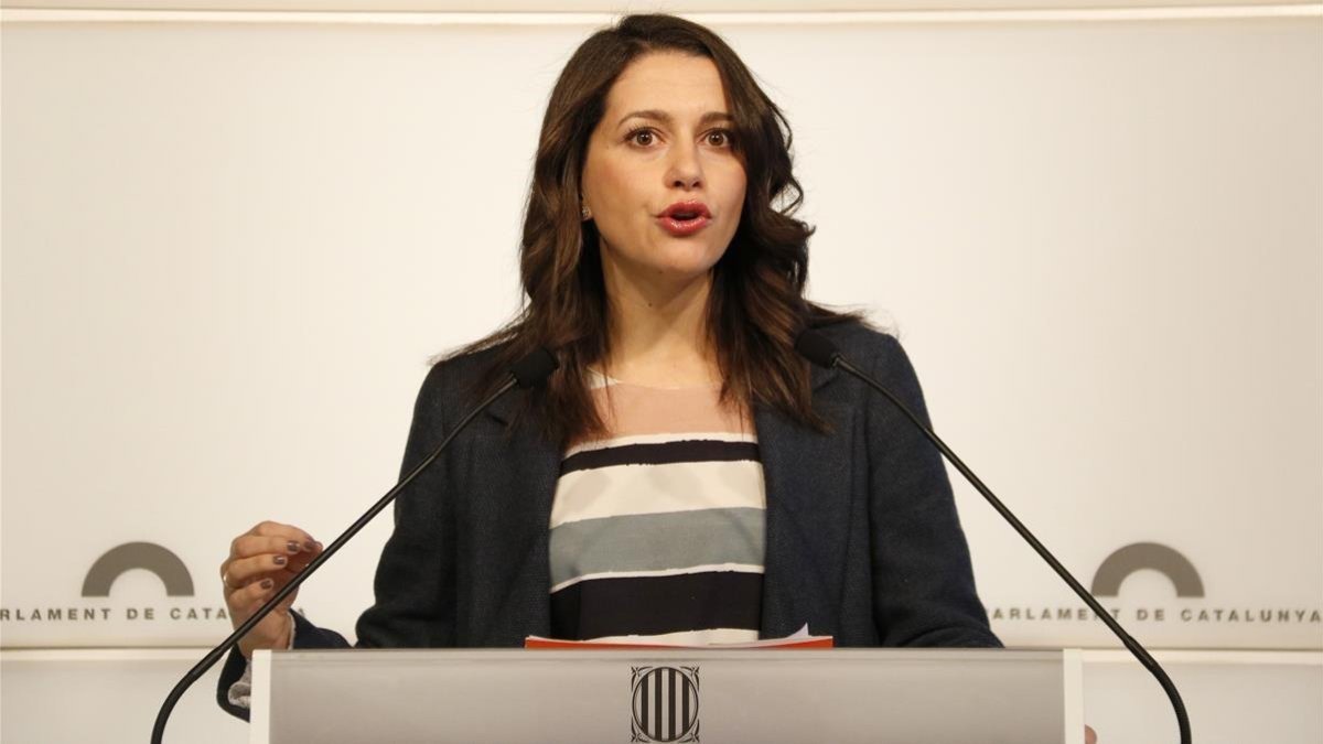 La líder de la oposición en Cataluña, Inés Arrimadas-MAR MARTÍ