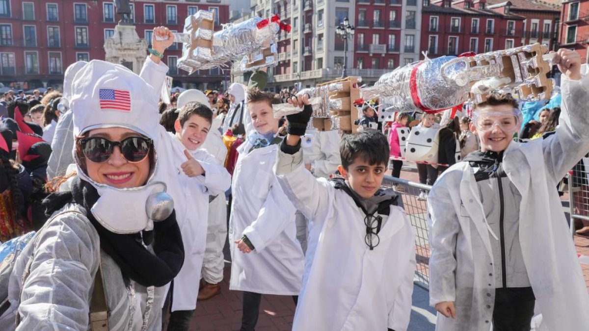 Celebración de 'El Carnaval de los Coles' en Valladolid