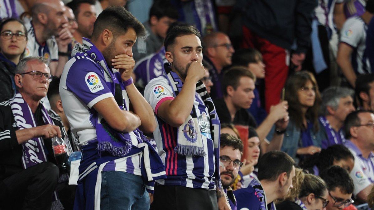 Drama en Zorrilla. El Real Valladolid desciendo a Segunda. / PHOTOGENIC