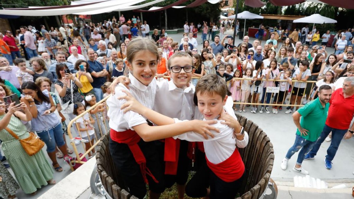 La Fiesta de la Vendimia se celebró junto a la I Feria Europea del Queso y la Feria de Artesanía