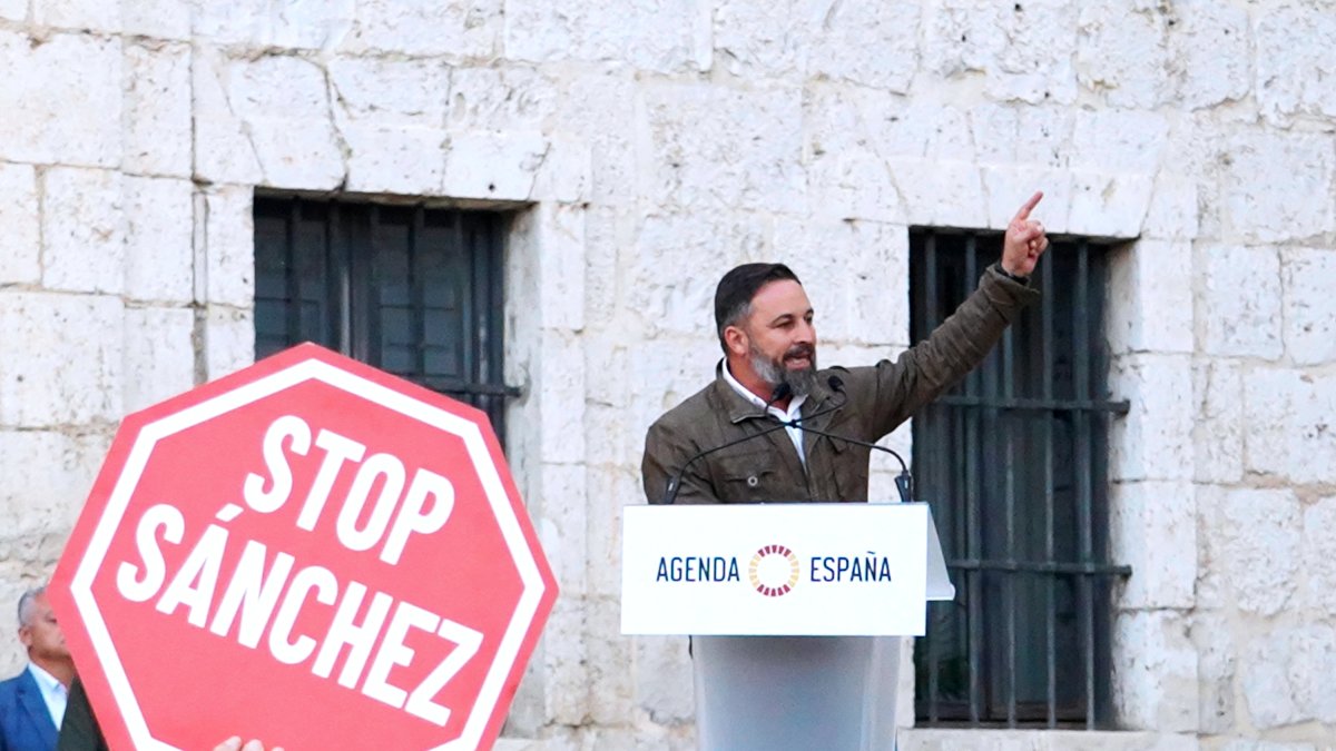 Santiago Abascal, en Valladolid. ICAL