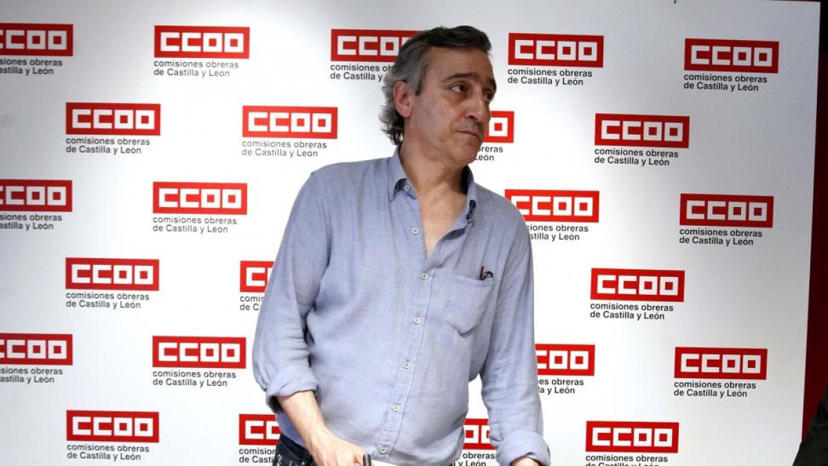 El secretario de Empleo y Formación de CCOO-CyL, Saturnino Fernández-ICAL