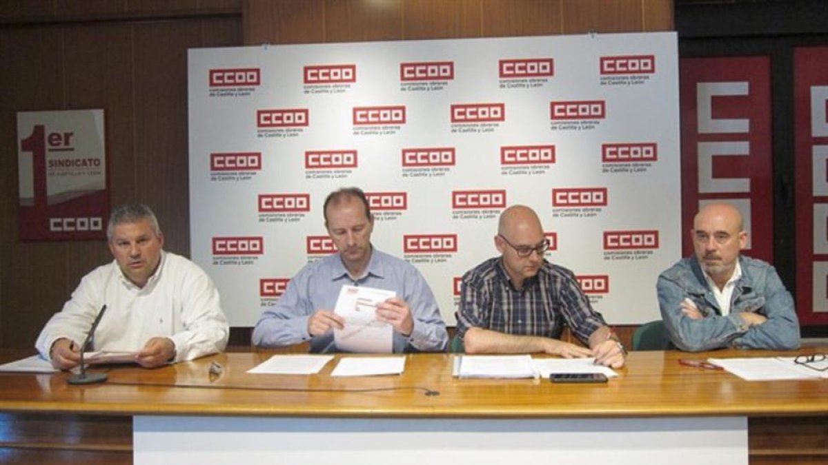 Imagen de la rueda de prensa de CCOO-EUROPA PRESS