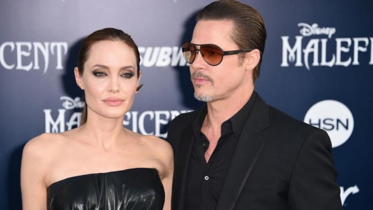 Angelina Jolie y Brad Pitt hace un par de años, en el estreno de 'Maléfica'.-AFP / ROBYN BECK