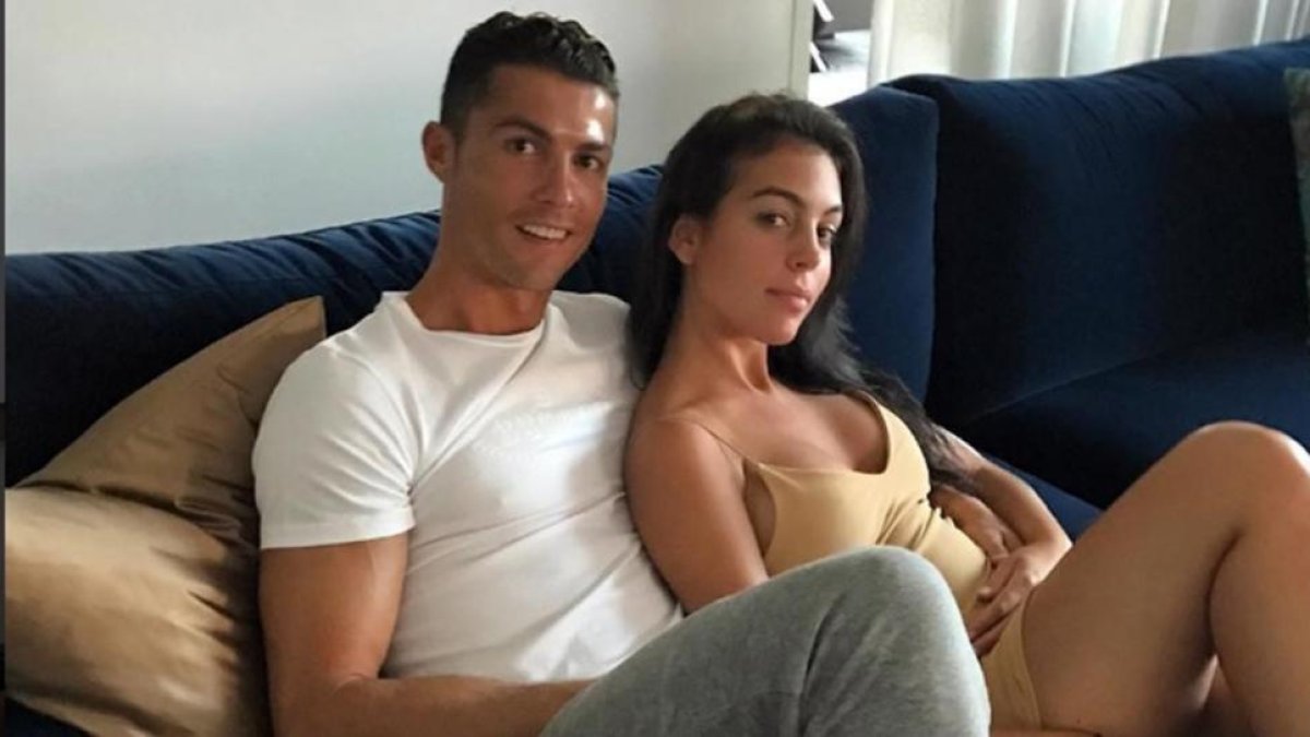 Cristiano Ronaldo y Giorgina Rodríguez.-
