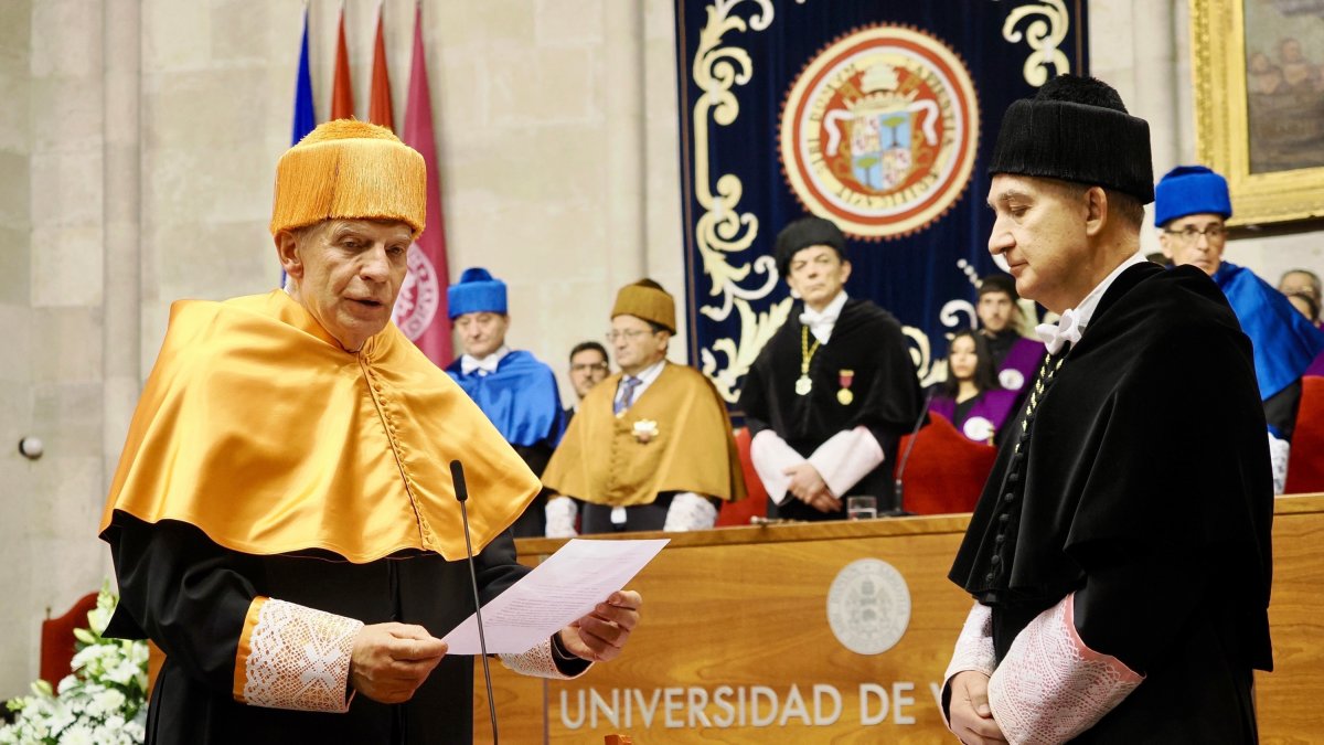La Universidad de Valladolid (UVa) inviste como Doctor Honoris Causa a Josep Borrell, actual alto representante de la Unión Europea para Asuntos Exteriores y Política de Seguridad y vicepresidente de la Comisión Europea, Josep Borrel.-ICAL
