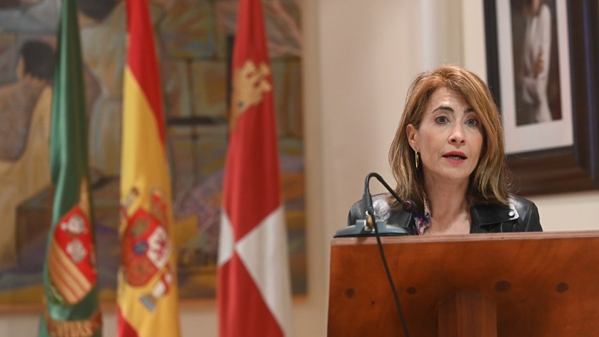 Raquel Sánchez, ministra de Transportes, Movilidad y Agenda Urbana. ICAL