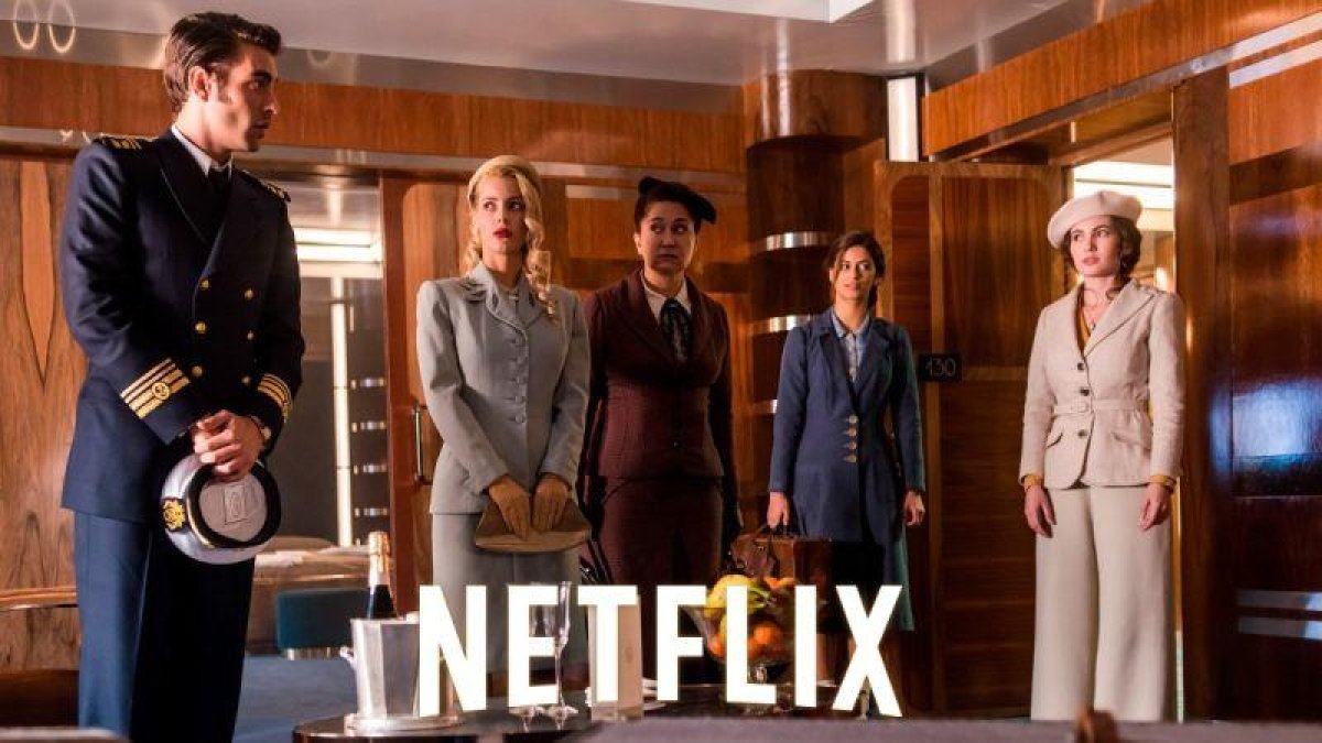 Primera imagen del rodaje de Alta mar, la nueva ficción de Netflix y Bambú Producciones.-NETFLIX