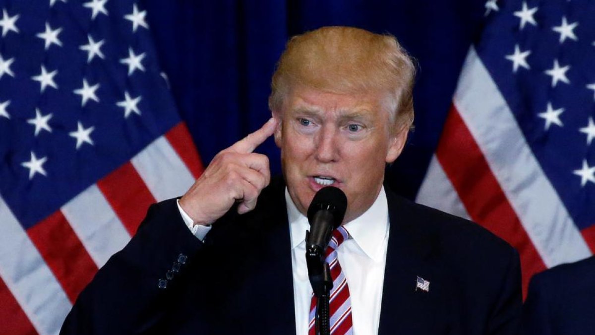 Donald Trump, durante la convención republicana de Cleveland, el 22 de julio.-REUTERS / CARLO ALLEGRI