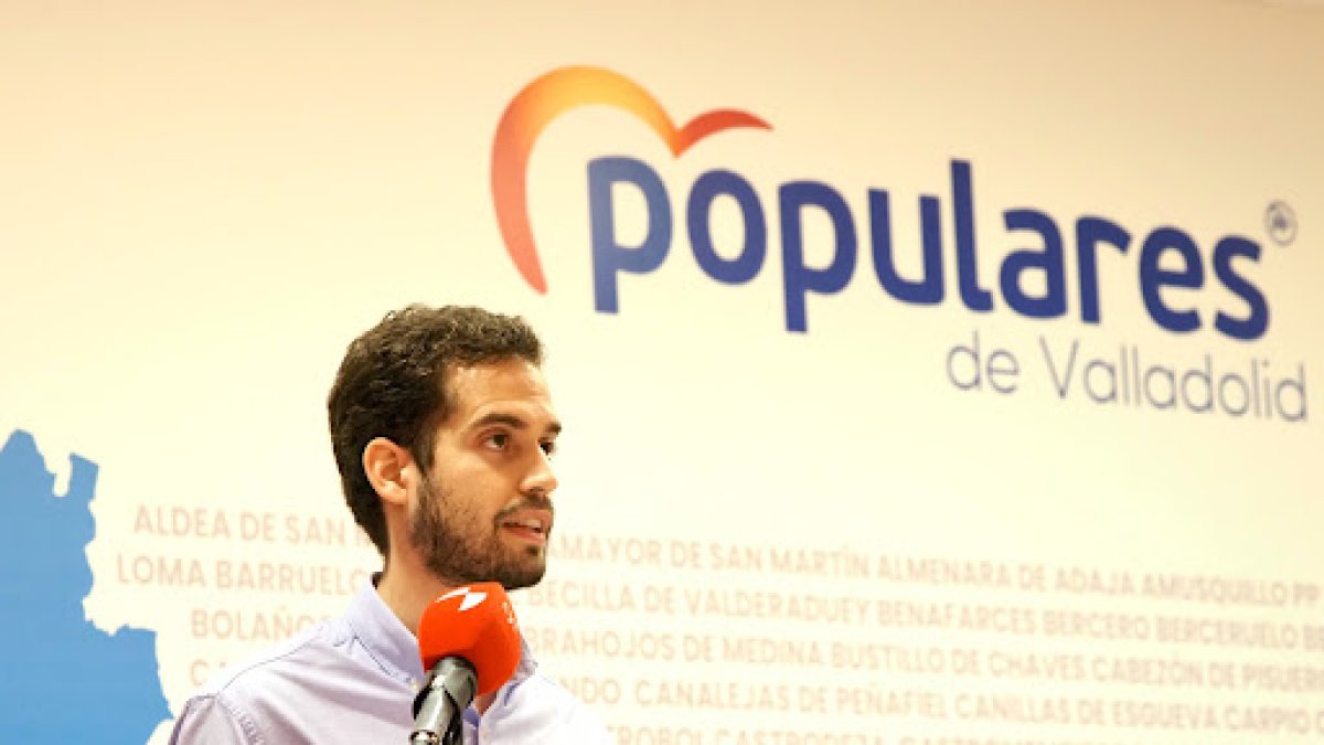 El portavoz del PP de Valladolid, Rodrigo Nieto. - EM