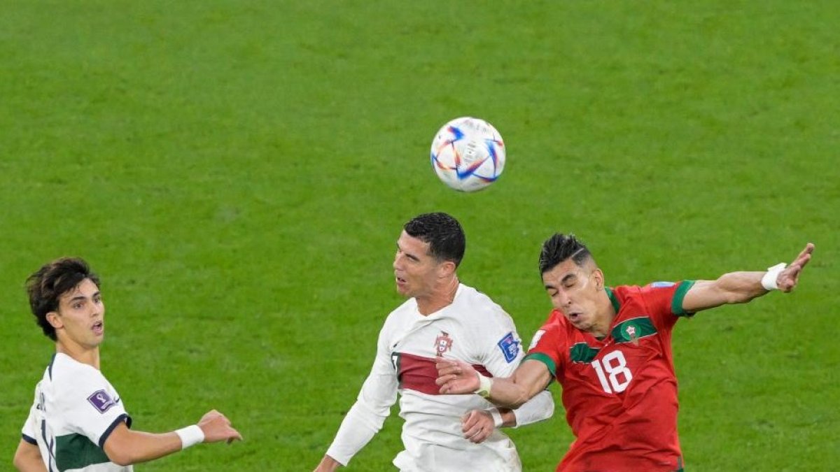 El Yamiq, Ronaldo y Joao Félix.