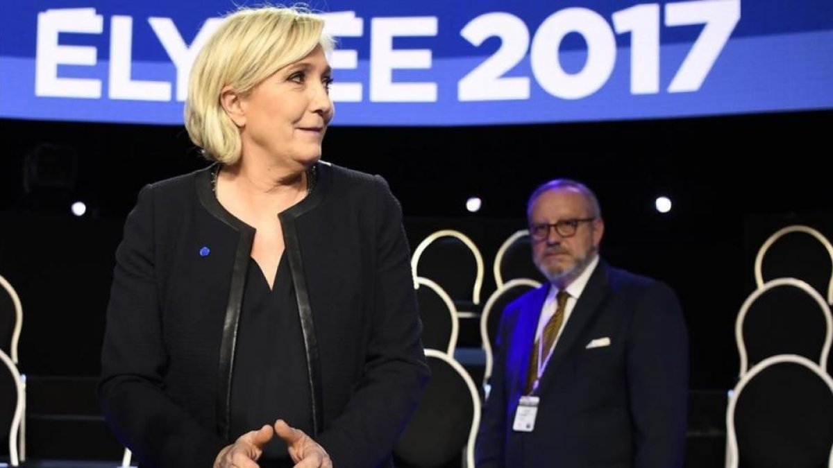 La candidata a la presidencia de Francia por el Frente Nacional, Marine Le Pen.-LIONEL BONAVENTURE